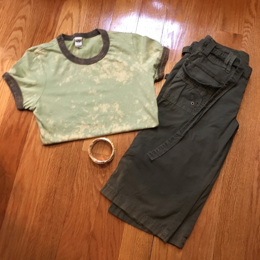 SALE Casual Tee & Long Shorts Outfit
